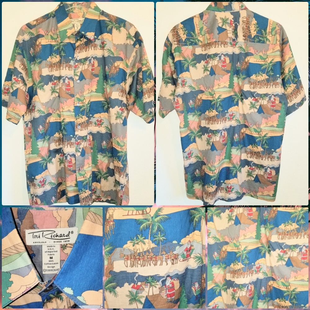 TORI RICHARD EXCELLENT PRE-OWNED CONDITION CASUAL SHIRT